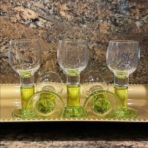 1) Bormioli Rocco Limoncino Cordial Glass, typically for serving liqueur or shot